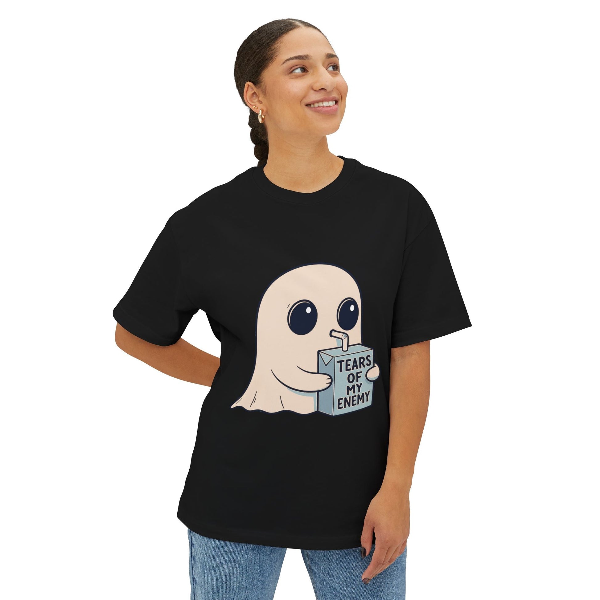 Oversized boxy Tee – Snazzy Tears Edition Printify