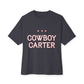 Western Cowboy Unisex Oversized Boxy Tee - snazzymerch