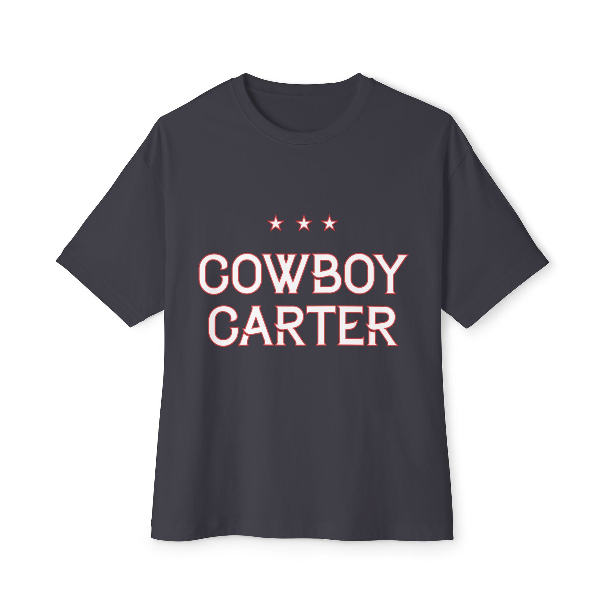 Western Cowboy Unisex Oversized Boxy Tee - snazzymerch