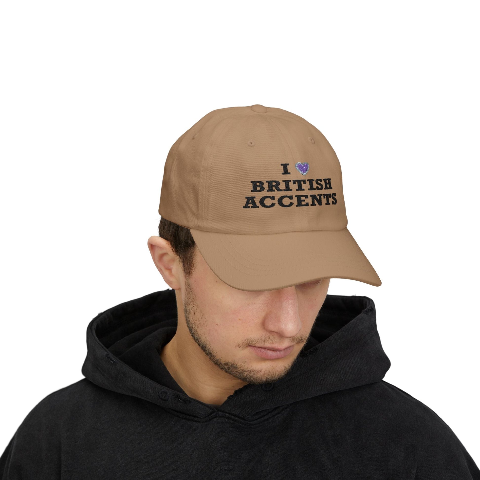 I Love British Accents Classic Dad Cap Printify
