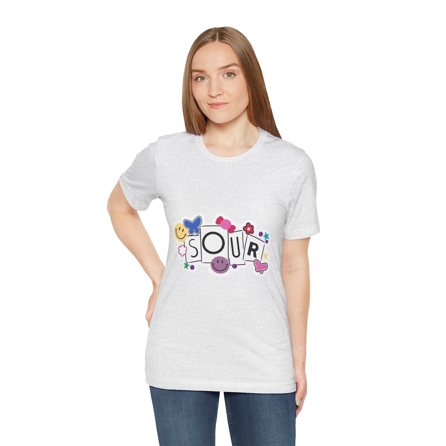 Olivia Rodrigo Unisex Jersey Short Sleeve Tee - Sour Printify