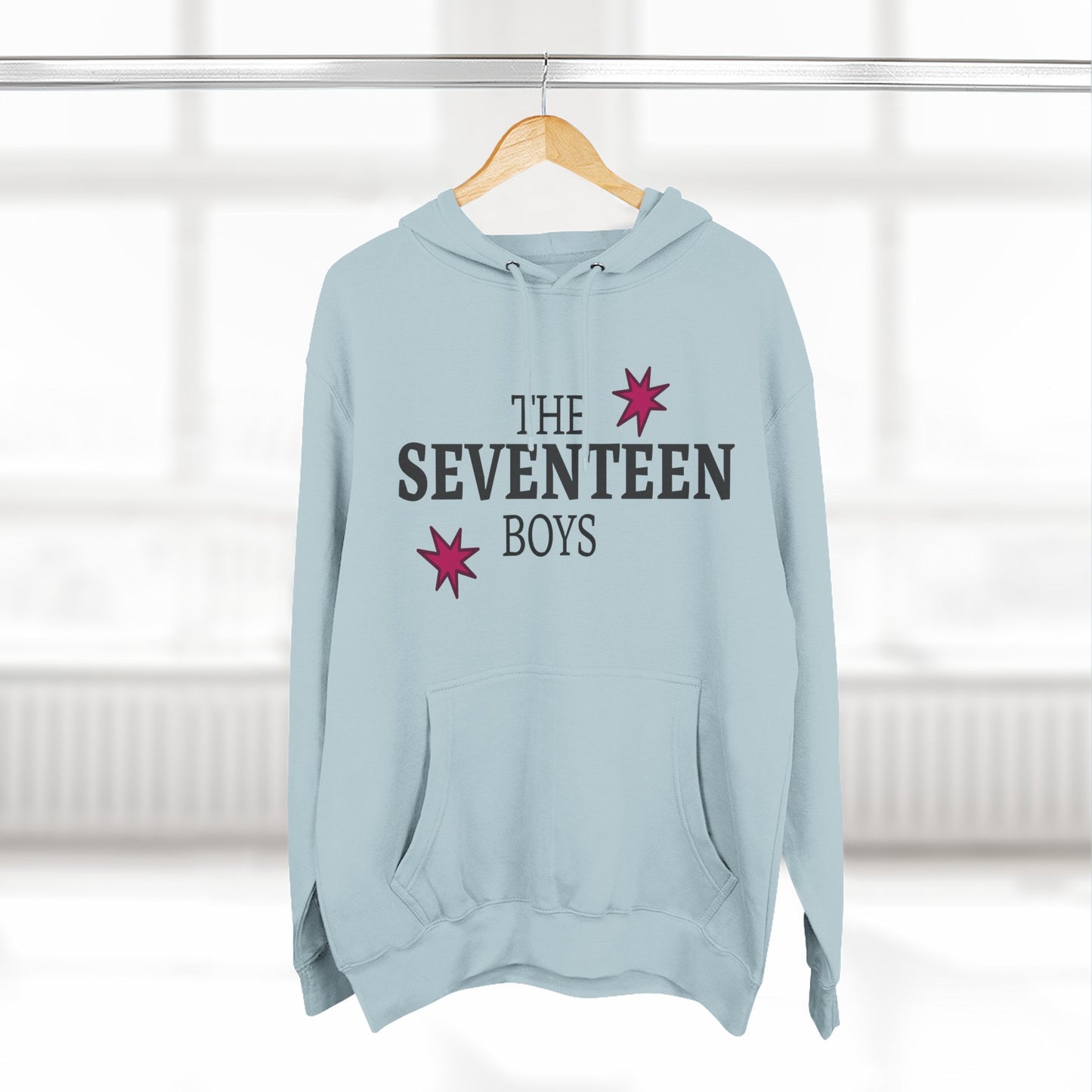 Starburst Seventeen Three-Panel Fleece Hoodie - snazzymerch