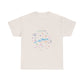 Neon Space Doodles Unisex Cotton Tee Printify