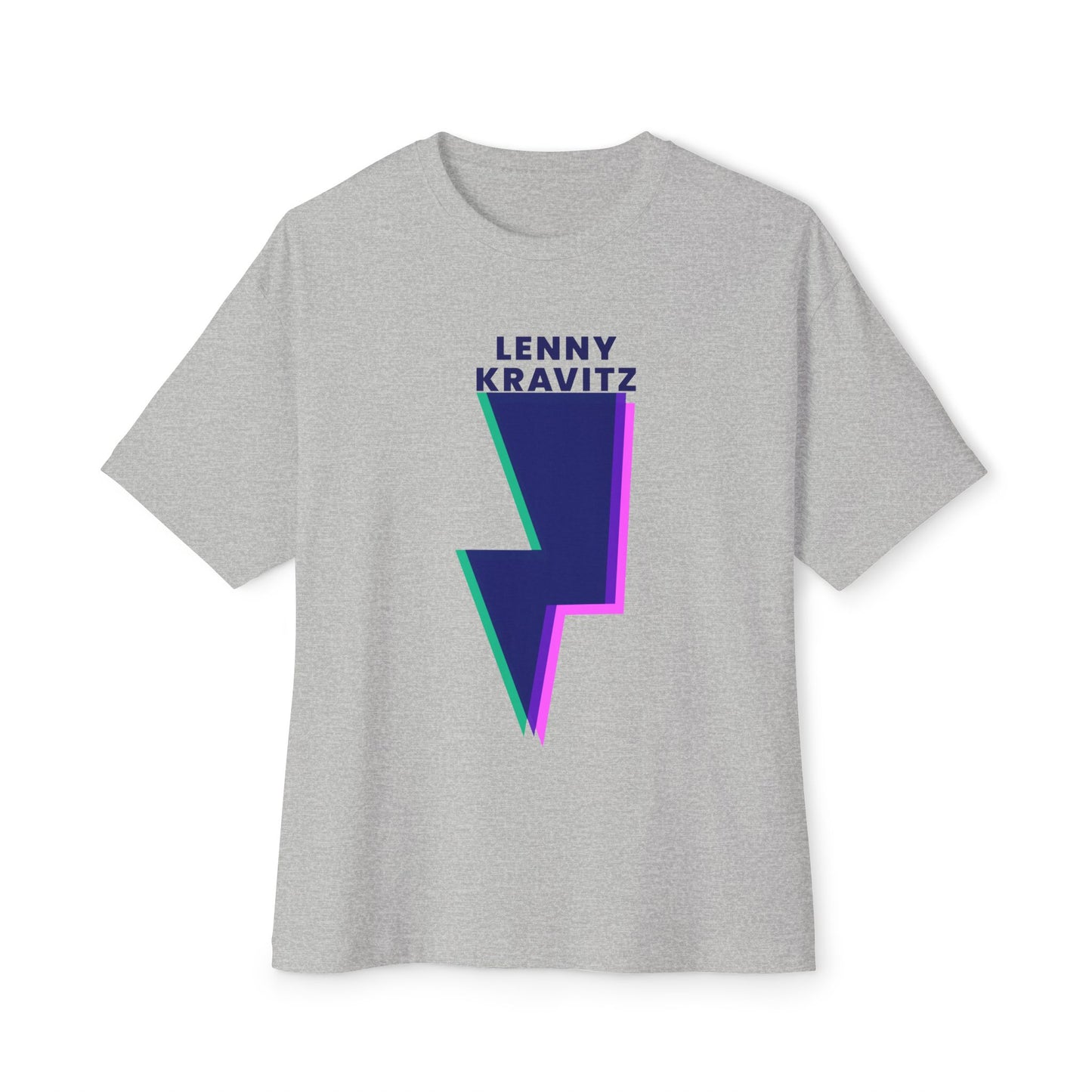 Layered Bolt Vibe Unisex Oversized Boxy tee Printify