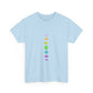 Rainbow Lunar Phases Unisex Cotton Tee Printify