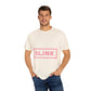 Minimal BLINK Logo – Dyed T-shirt Printify