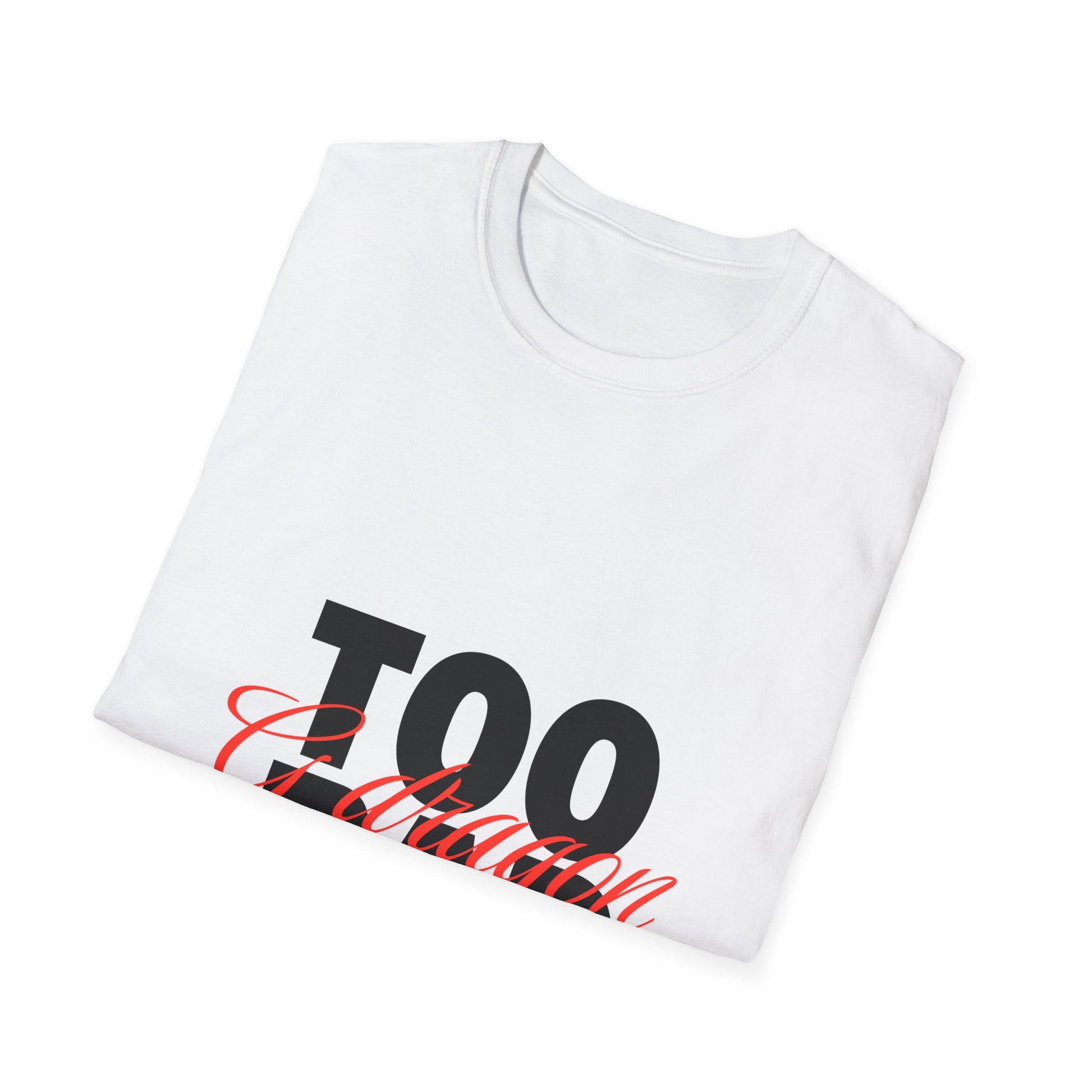 Signature Flame Script Unisex Softstyle Tee - snazzymerch