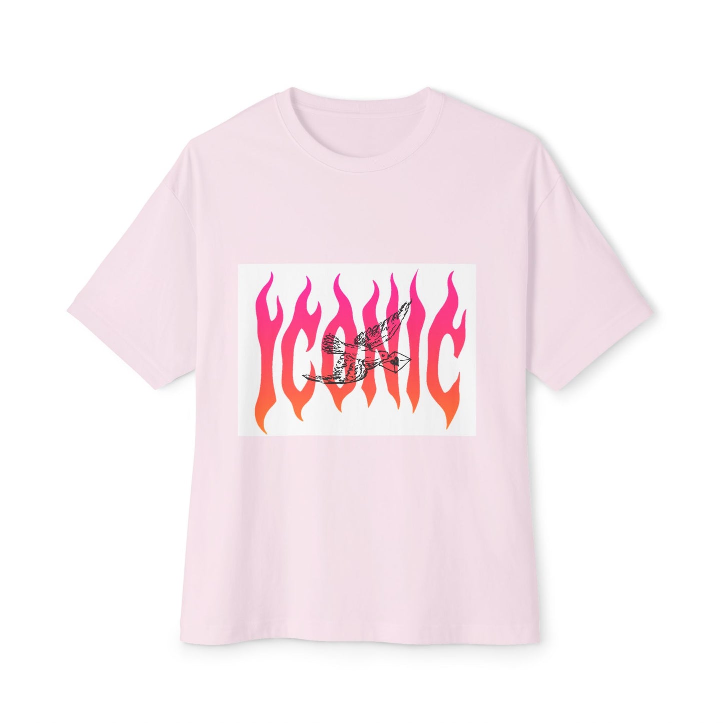 Flame Flight Iconic Unisex Oversized Boxy tee Printify