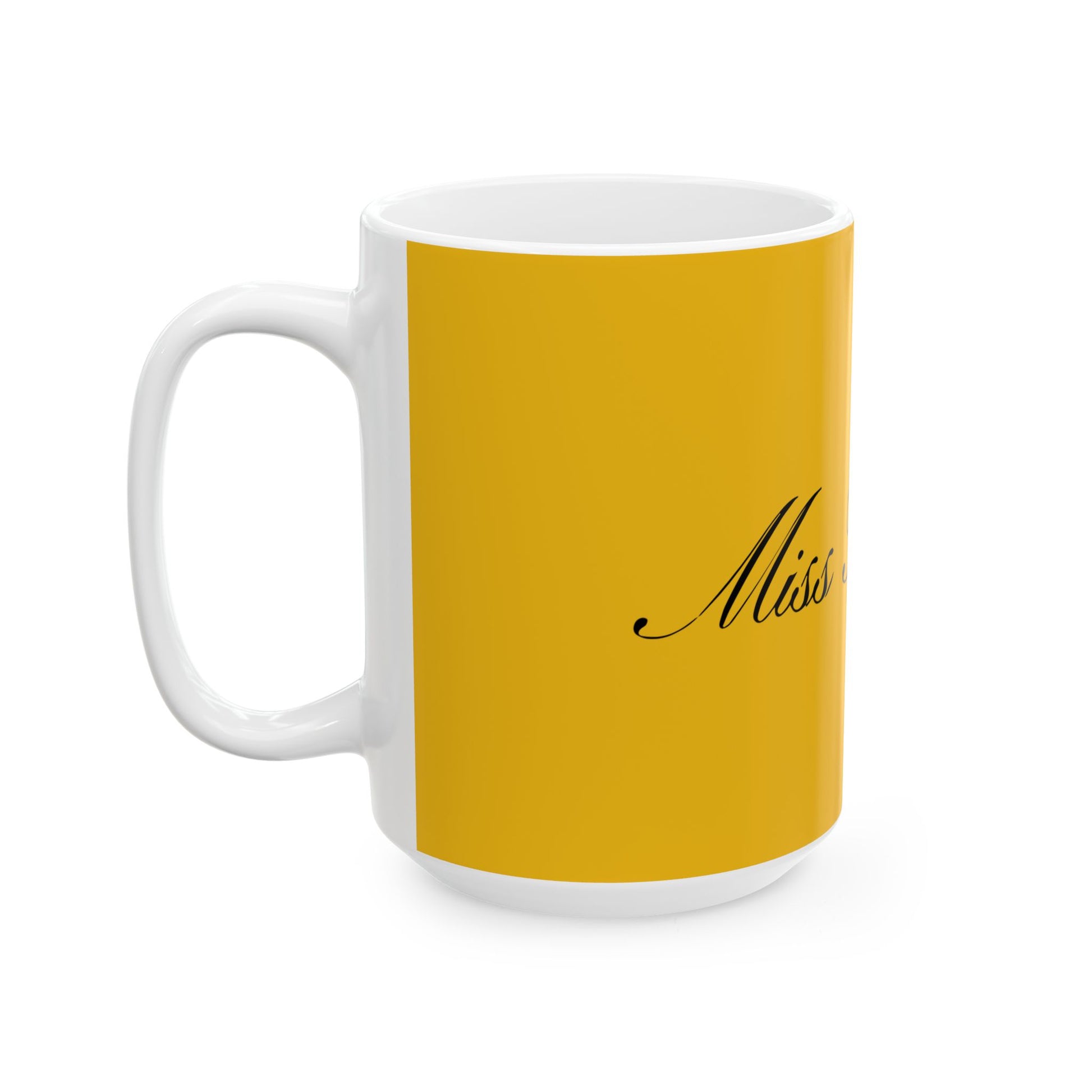 Minimalist Monochrome Ceramic Mug, (11oz, 15oz) - snazzymerch
