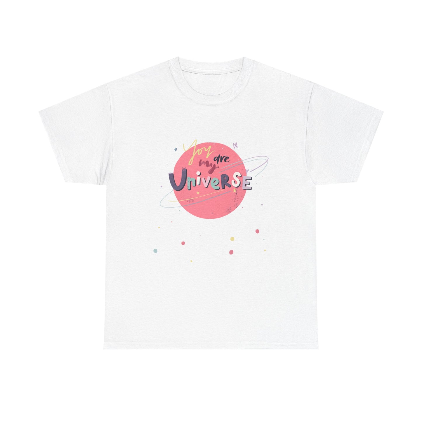 Pastel Planet & Universe Unisex Cotton Tee Printify