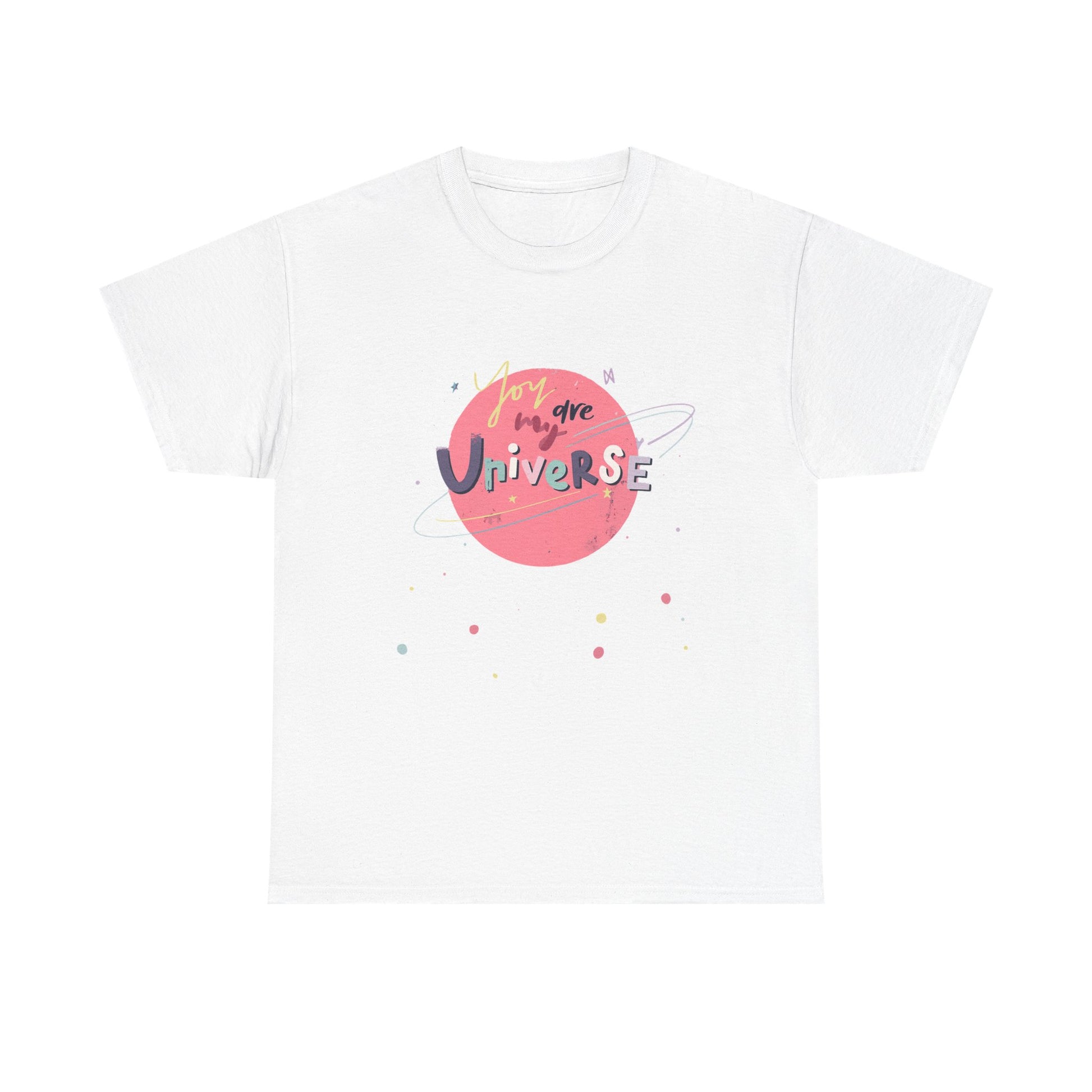 Pastel Planet & Universe Unisex Cotton Tee Printify