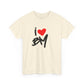 Sketch Love Groove Unisex Heavy cotton Tee Printify