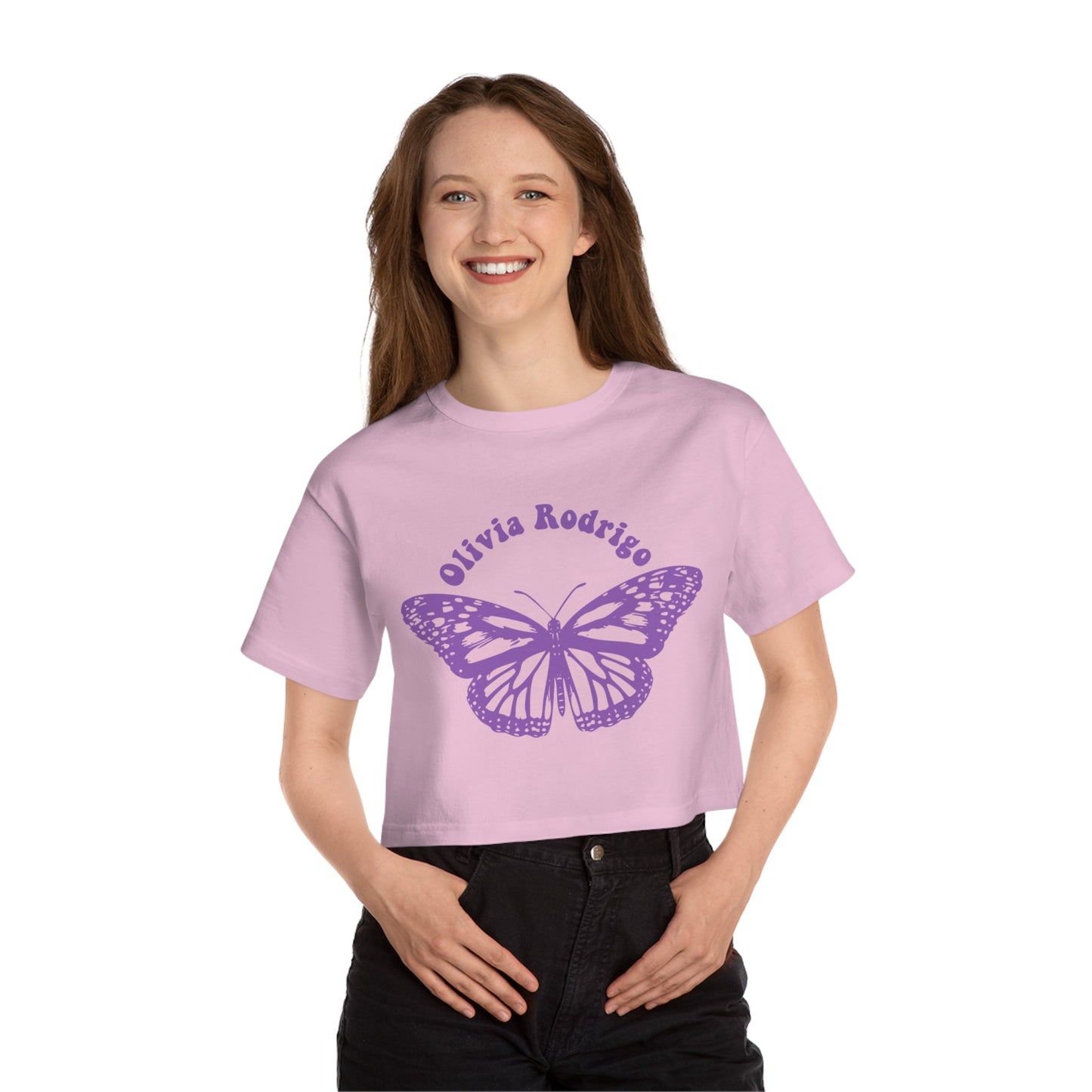 Olivia Rodrigo Women's Cropped t-shirt - With Butterfly Printify
