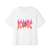 Flame Flight Iconic Unisex Oversized Boxy tee Printify