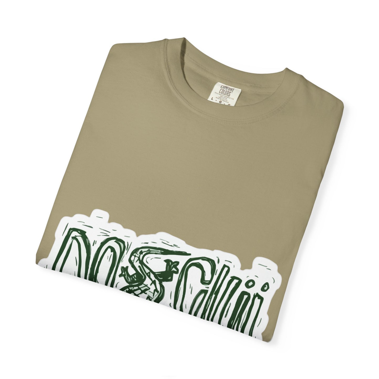 Lizard Lettering Unisex Garment-Dyed T-shirt - snazzymerch