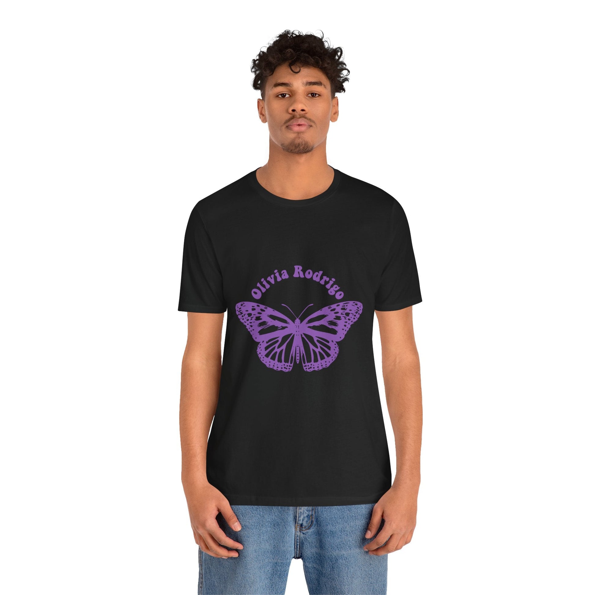 Olivia Rodrigo Unisex Jersey Short Sleeve Tee - With Butterfly Printify