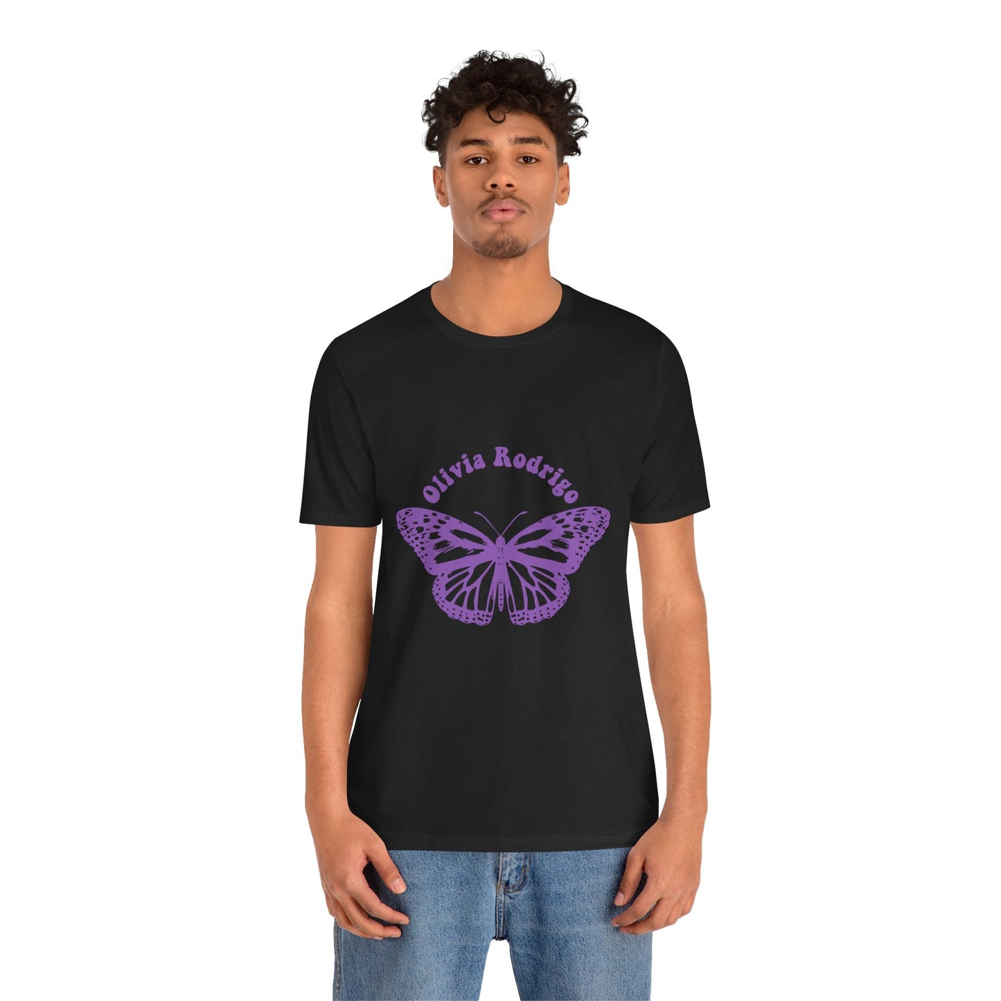 Olivia Rodrigo Unisex Jersey Short Sleeve Tee - With Butterfly Printify
