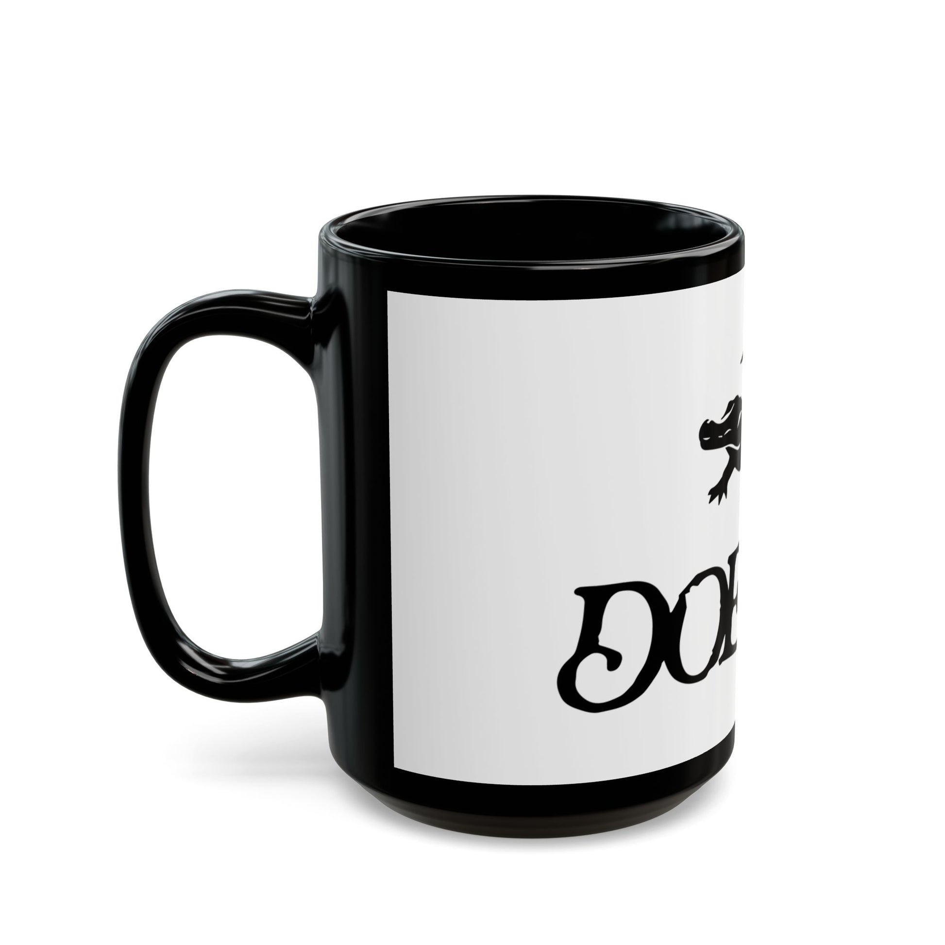 Red Typography Black Mug (11oz, 15oz) - snazzymerch