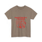 Fierce Femme in Red Unisex Heavy cotton tee Printify