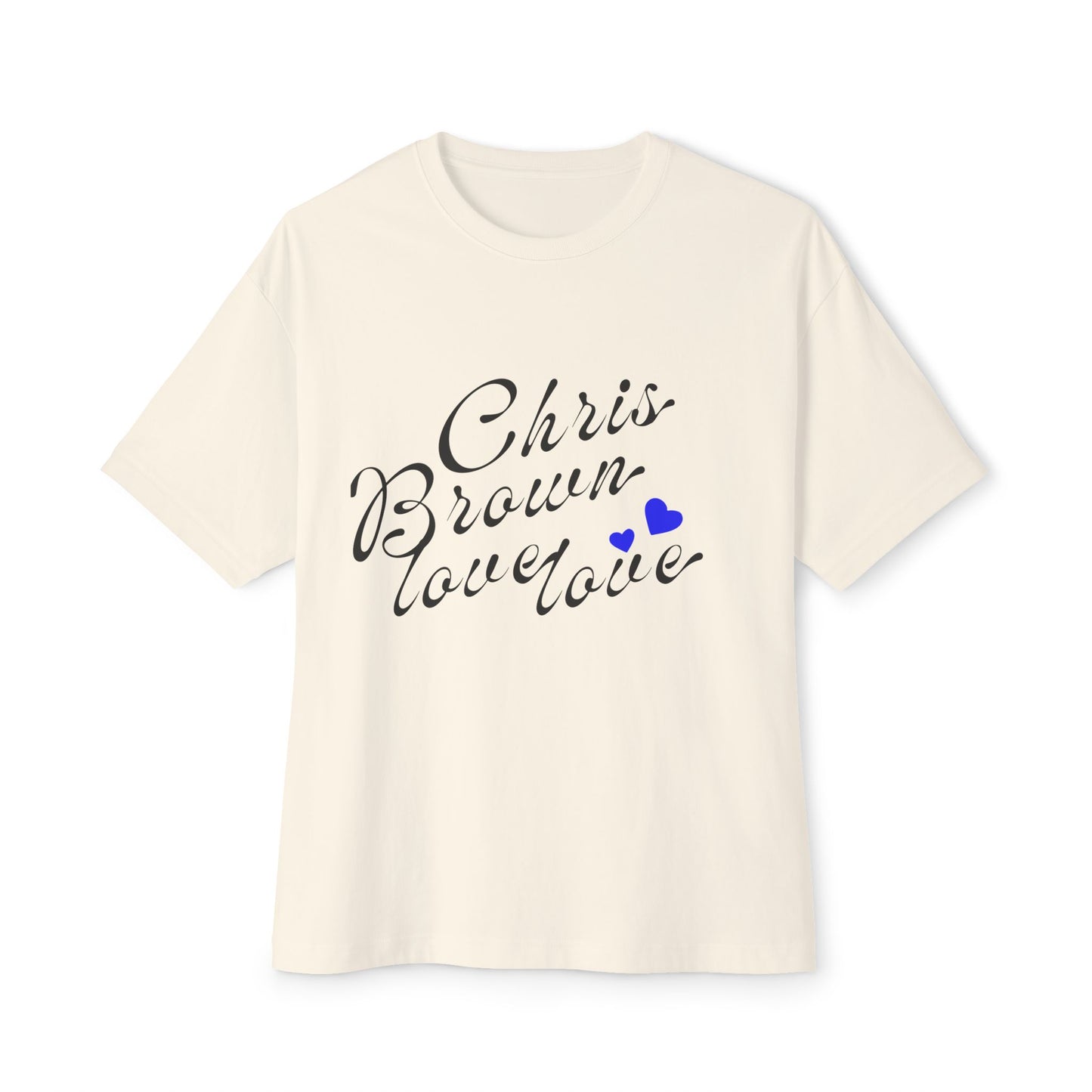 Heart Team Graphic Unisex oversized Boxy Tee - snazzymerch