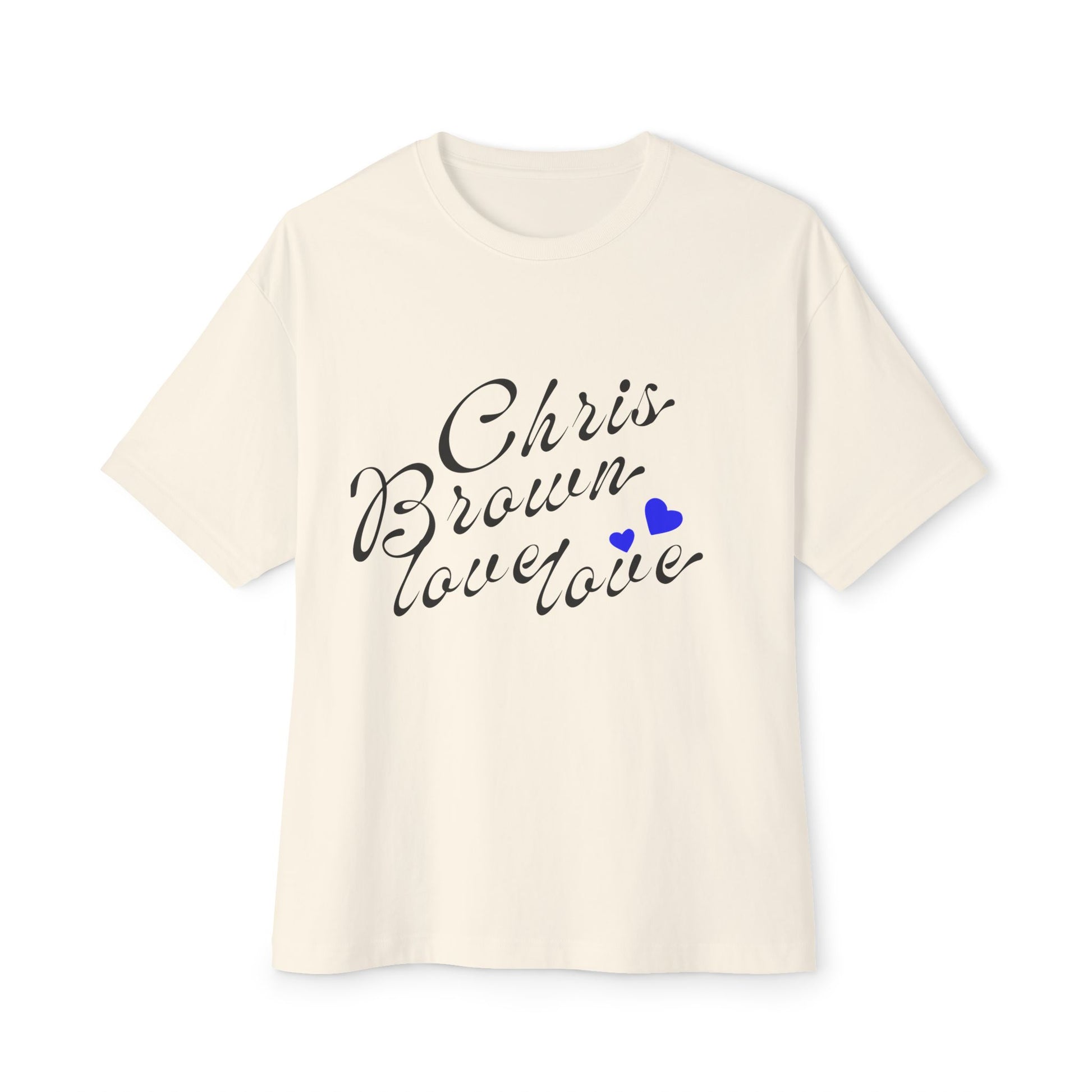 Heart Team Graphic Unisex oversized Boxy Tee - snazzymerch