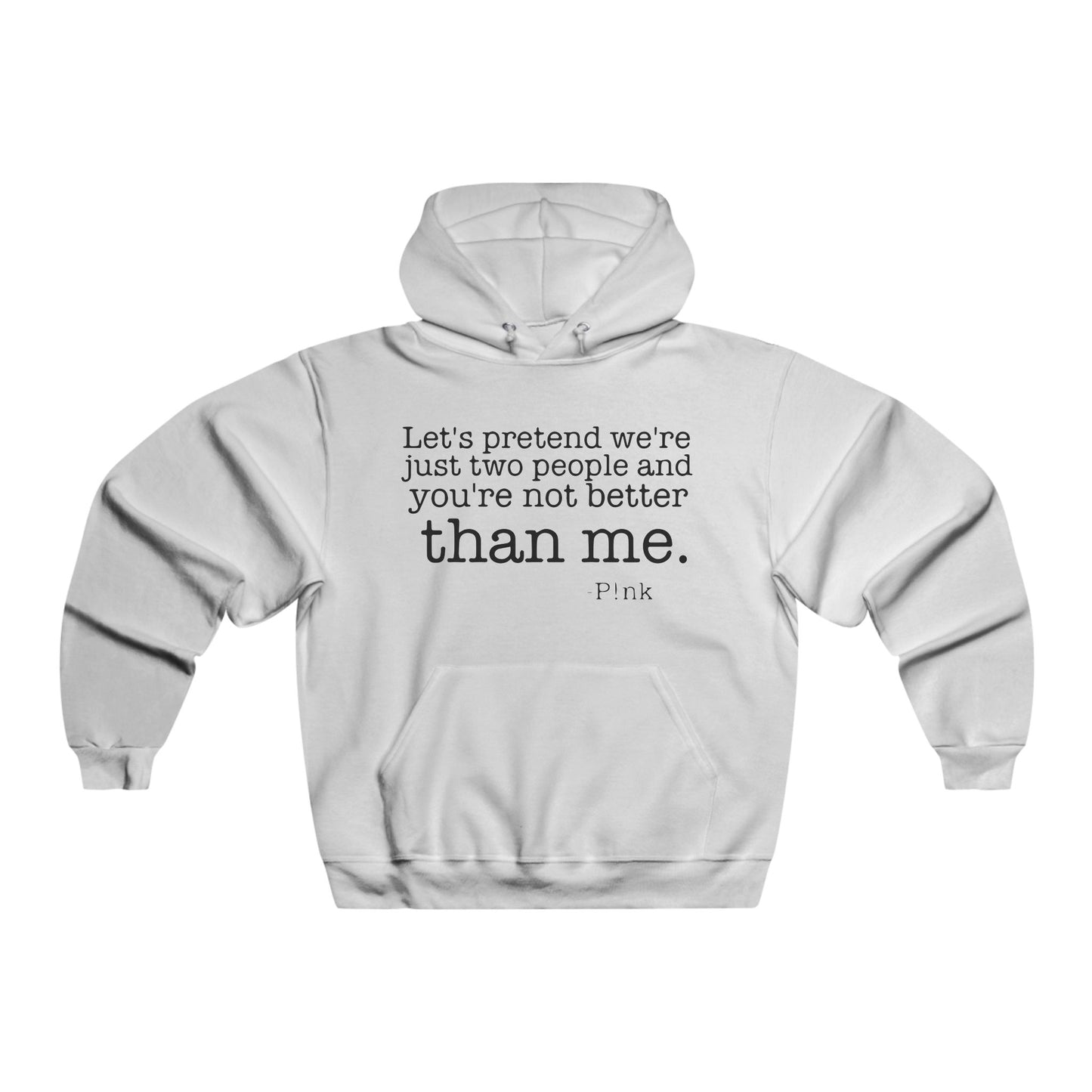 Strong & Brave Men's NUBLEND® Hooded Sweatshirt - snazzymerch