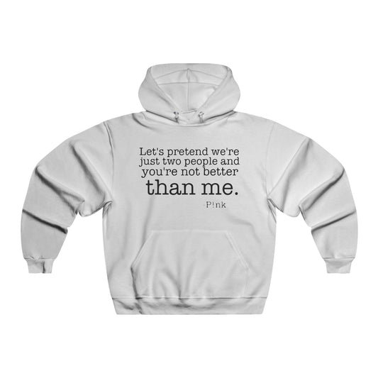 Strong & Brave Men's NUBLEND® Hooded Sweatshirt - snazzymerch