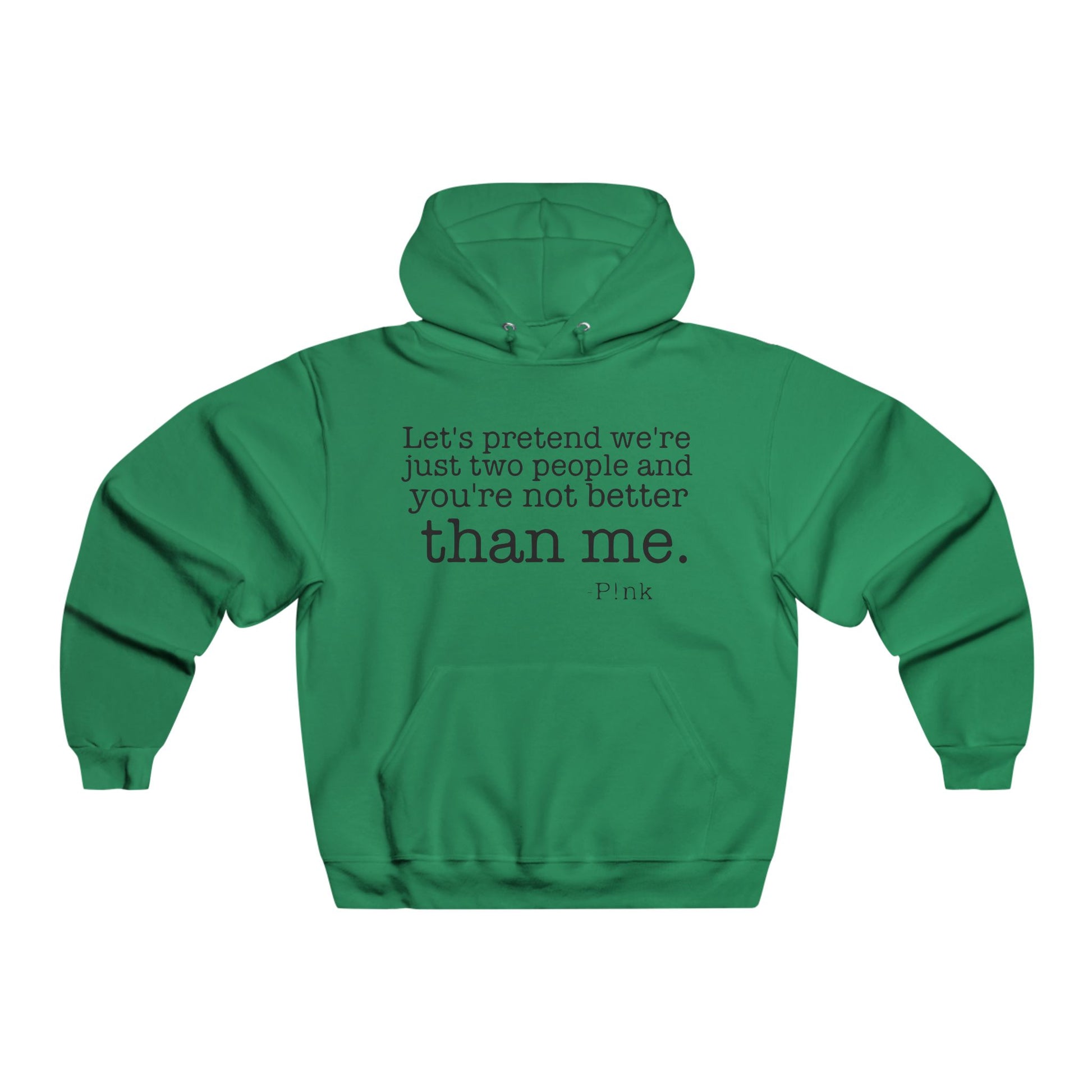 Strong & Brave Men's NUBLEND® Hooded Sweatshirt - snazzymerch