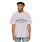 Blue Star Cluster Men's Heavy Oversized Tee - snazzymerch