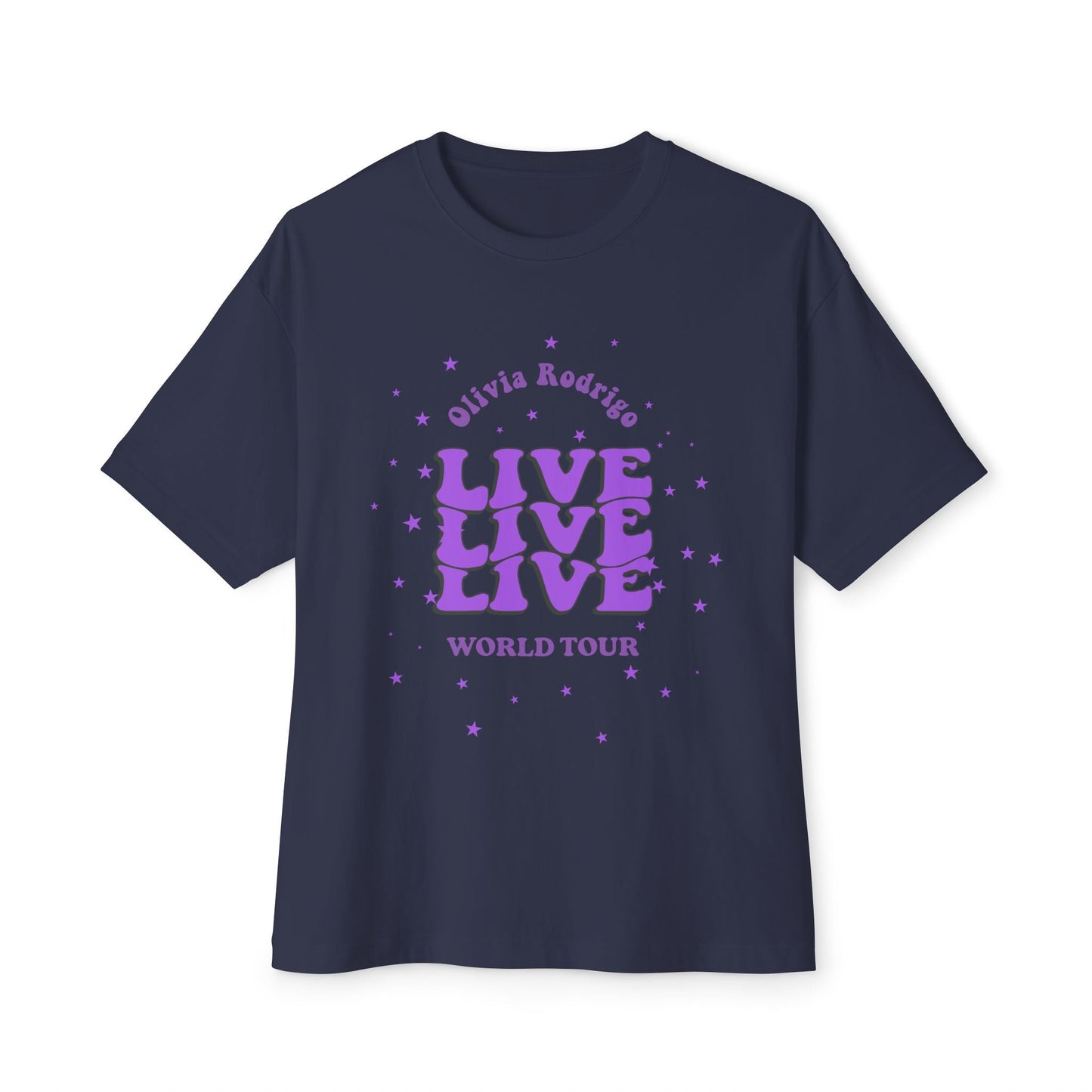 Olivia Rodrigo Live World Tour-Oversized Tee Printify