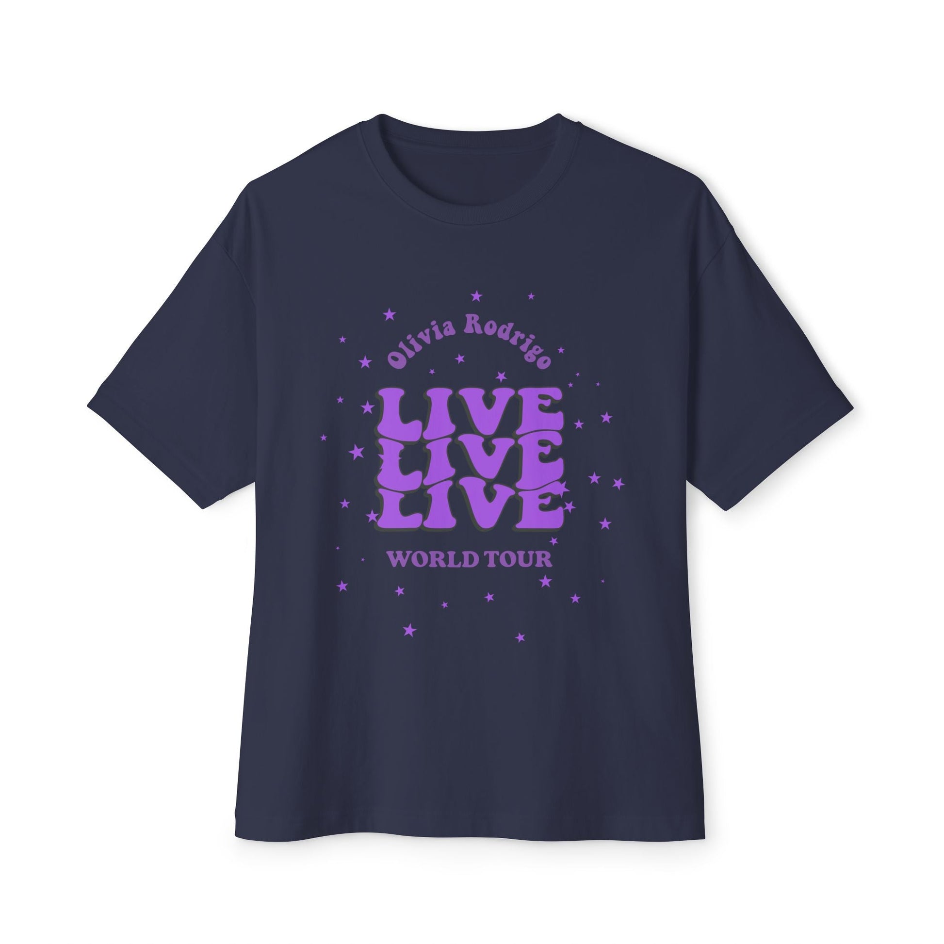 Olivia Rodrigo Live World Tour-Oversized Tee Printify
