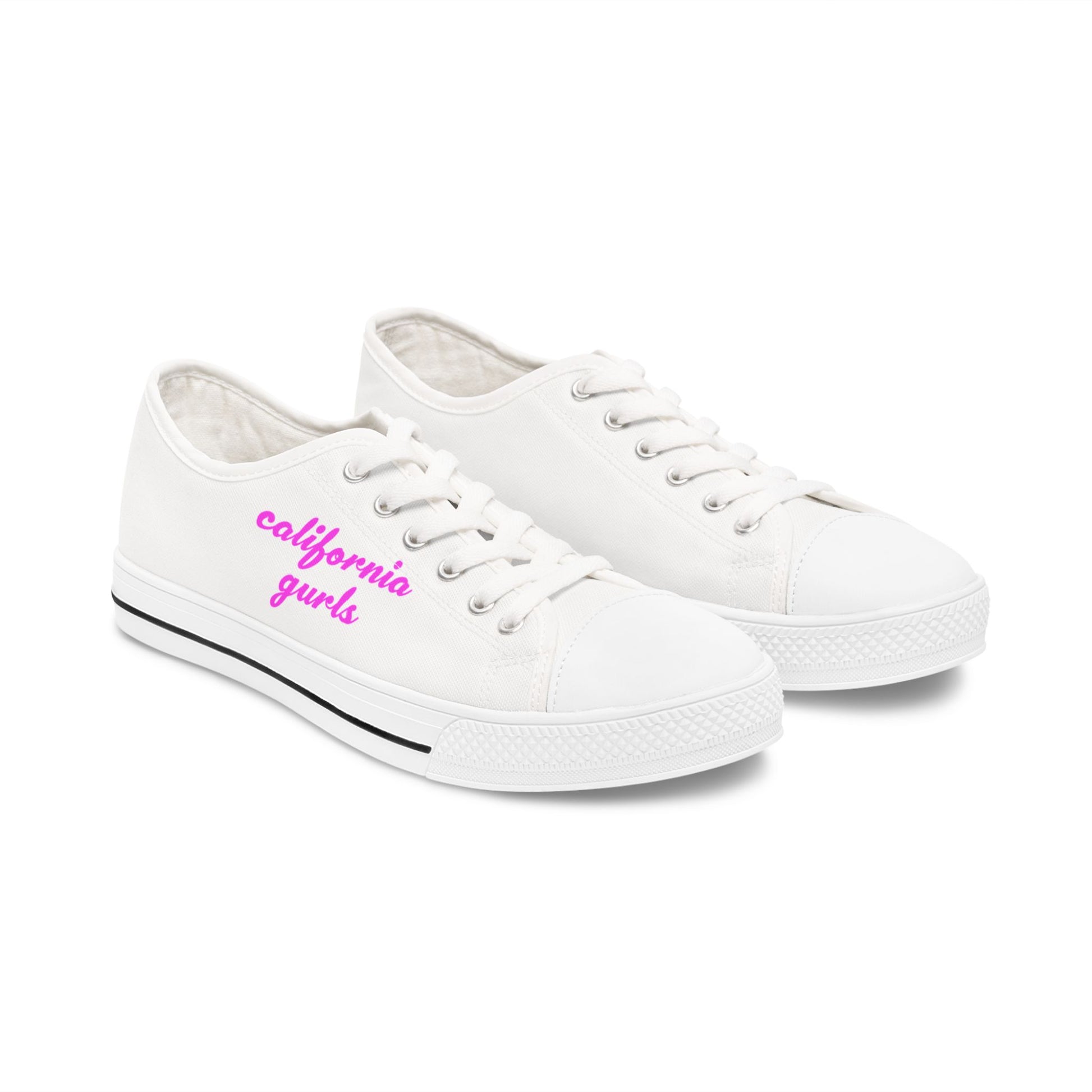 California Script – Unisex Low Top Sneakers Printify