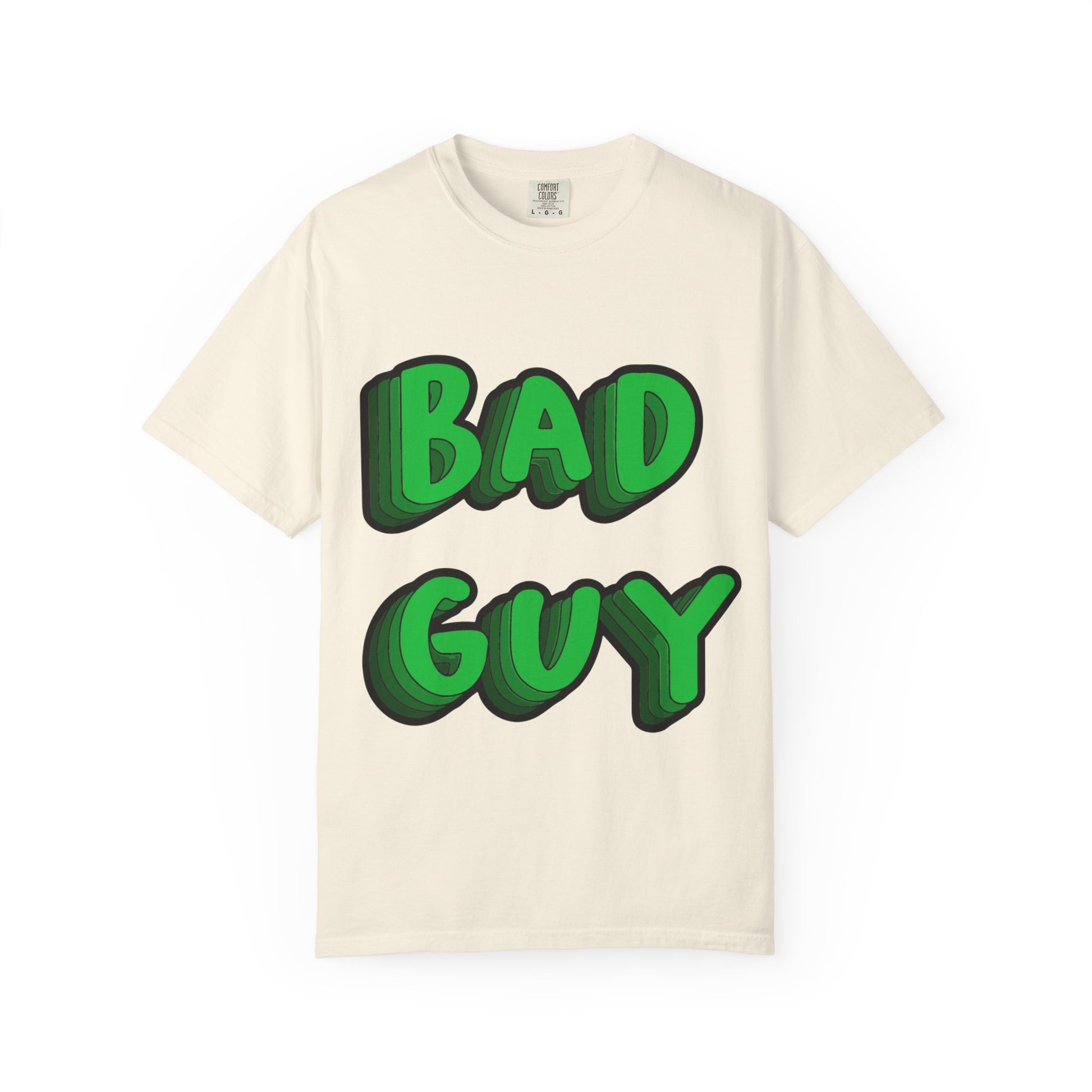 Billie Eilish Inspired Dyed T-shirt – Bold 3D Bad Mood Edition Printify