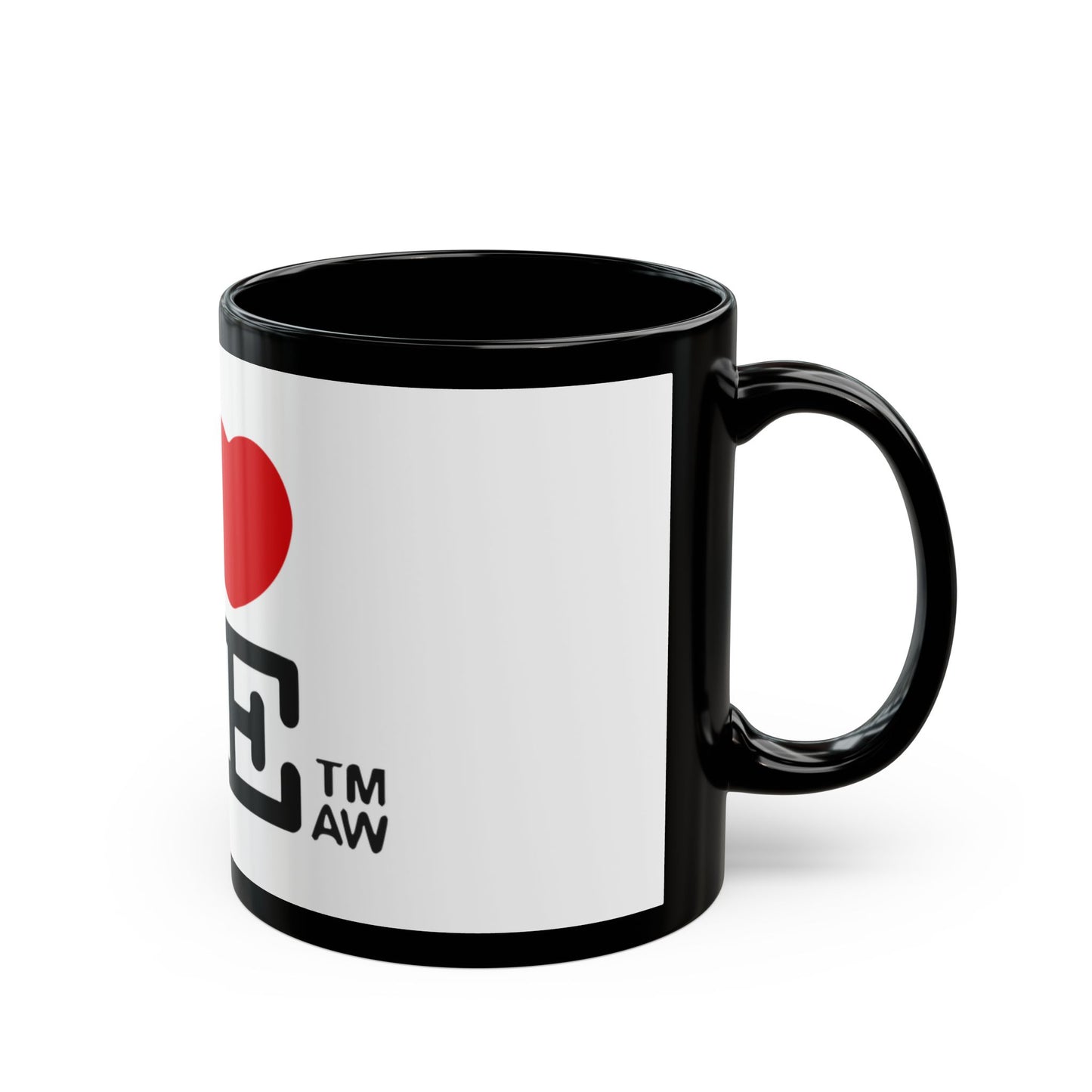Clean Block Black Mug (11oz, 15oz) - snazzymerch