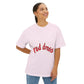 Red Dress Aesthetic Unisex Oversized Boxy Tee - snazzymerch