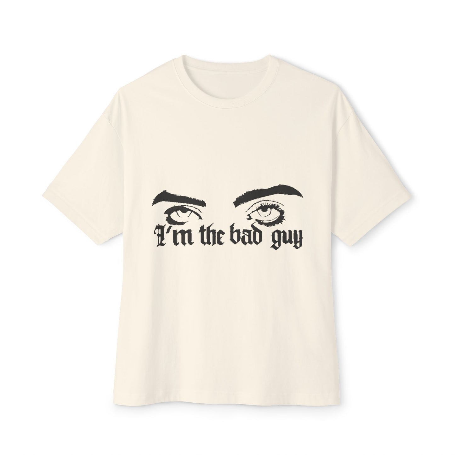 Billie Eilish Inspired Oversized T-Shirt – Eyes & Shadows Gothic Edition Printify