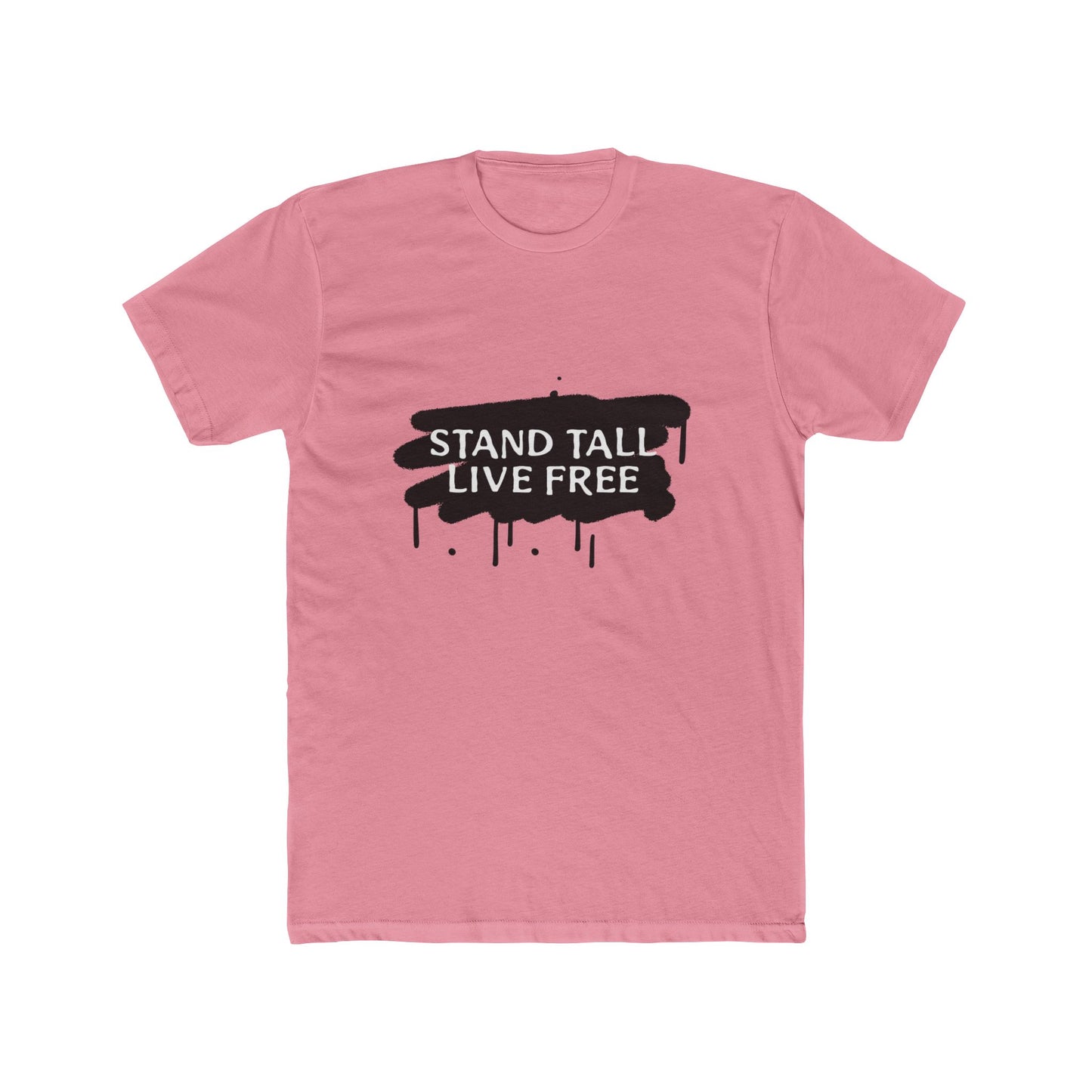 Stand Tall Live Free Unisex Cotton Tee - snazzymerch