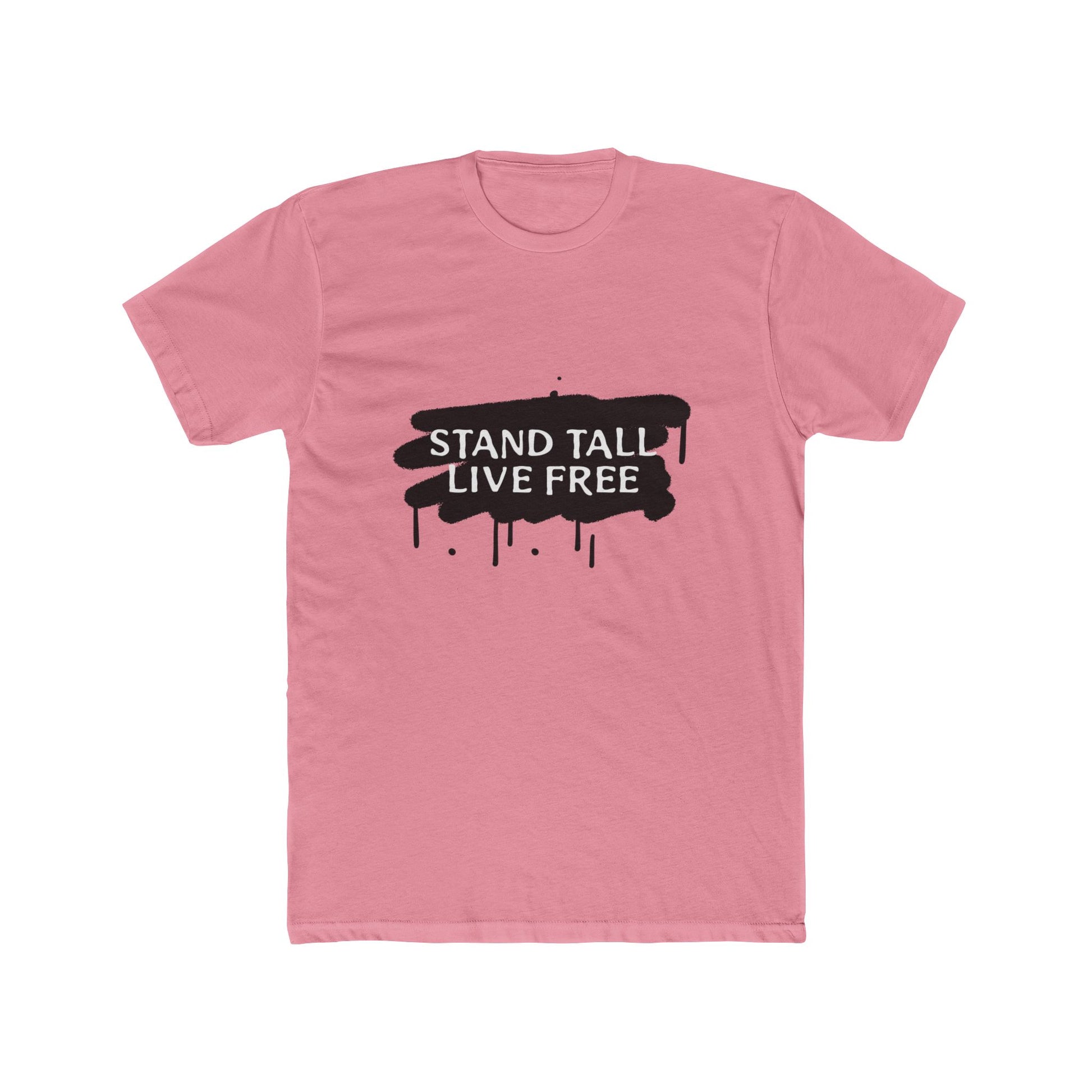Stand Tall Live Free Unisex Cotton Tee - snazzymerch