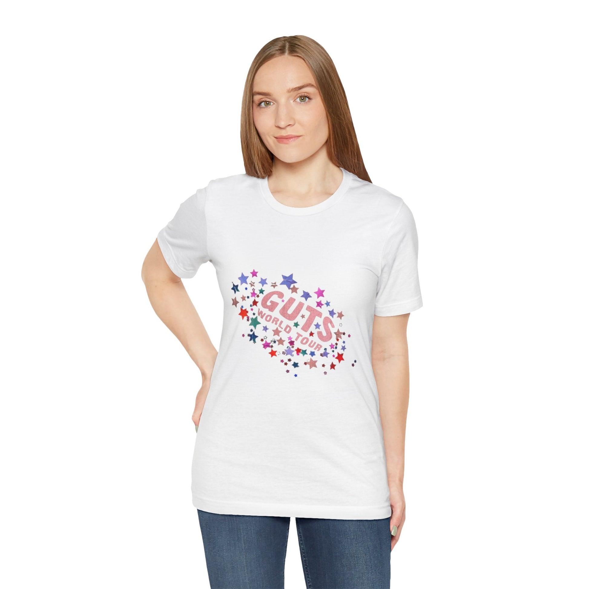 Olivia Rodrigo Unisex Jersey Short Sleeve Tee - Guts World Tour Printify