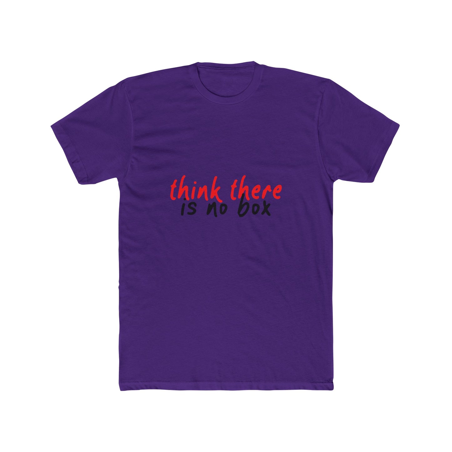 Think There Handwritten Unisex Cotton Tee - snazzymerch