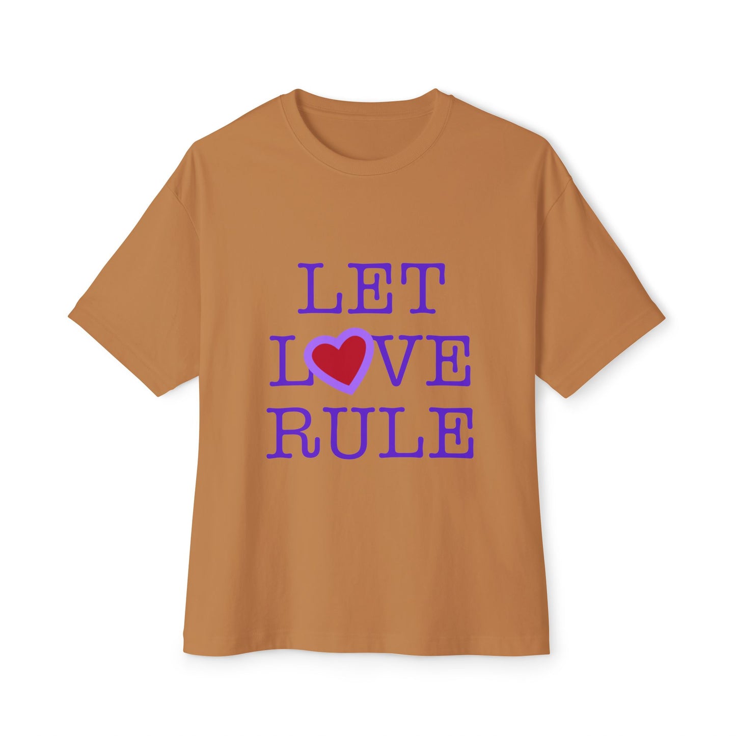 Let Love Rule (Remix) Unisex Oversized Boxy tee Printify