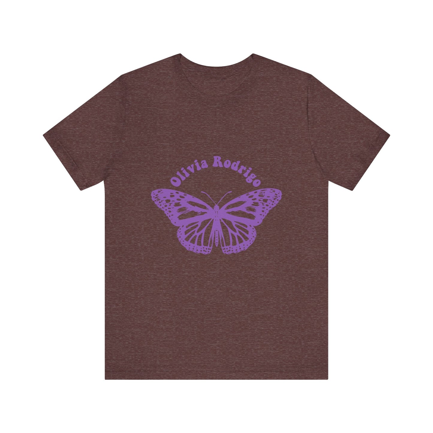 Olivia Rodrigo Unisex Jersey Short Sleeve Tee - With Butterfly Printify