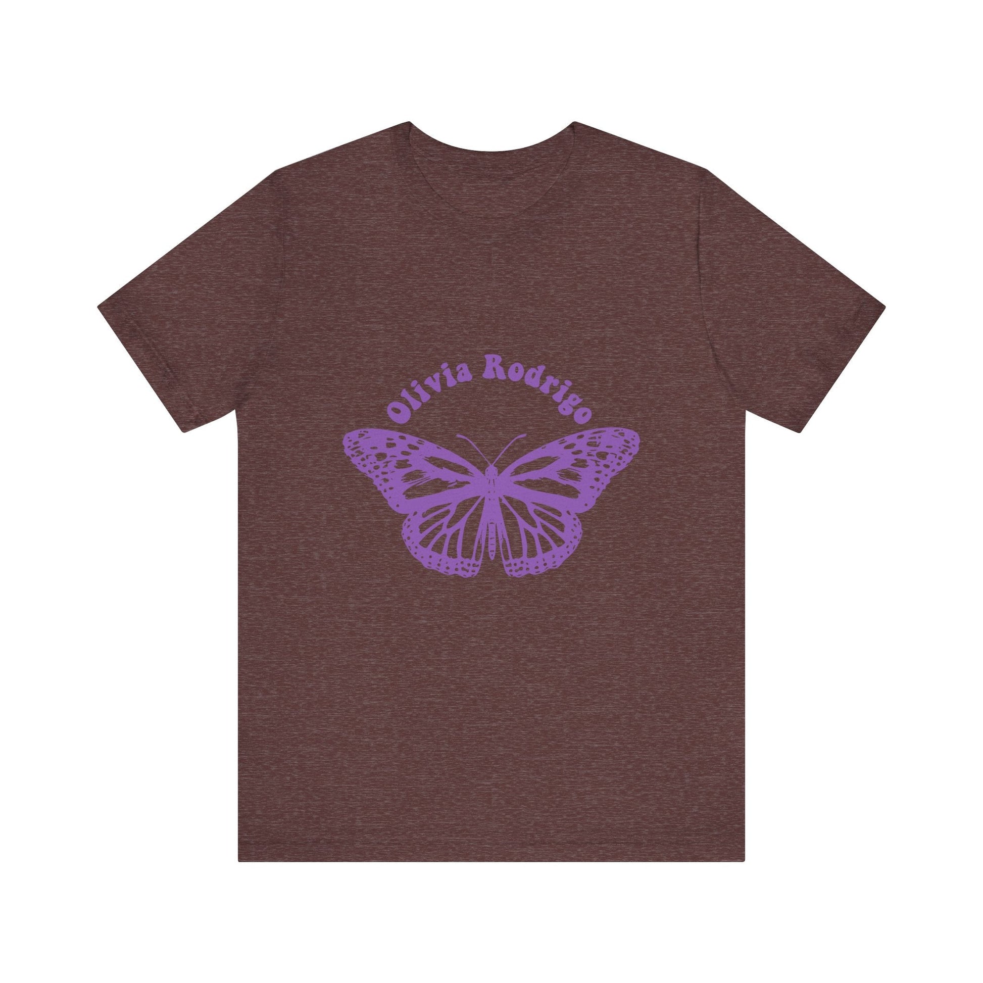 Olivia Rodrigo Unisex Jersey Short Sleeve Tee - With Butterfly Printify