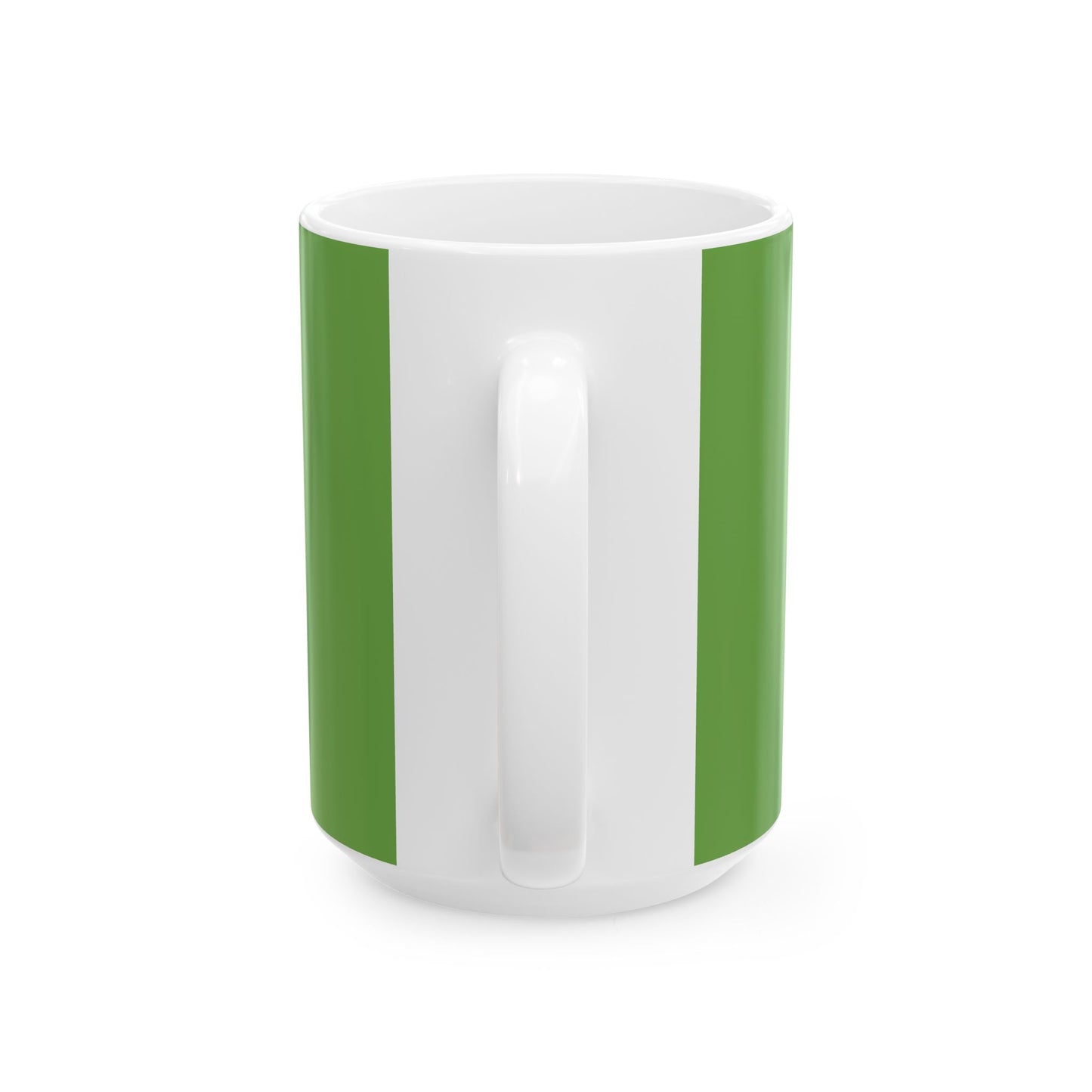 Green Text Statement Ceramic Mug, (11oz, 15oz) - snazzymerch