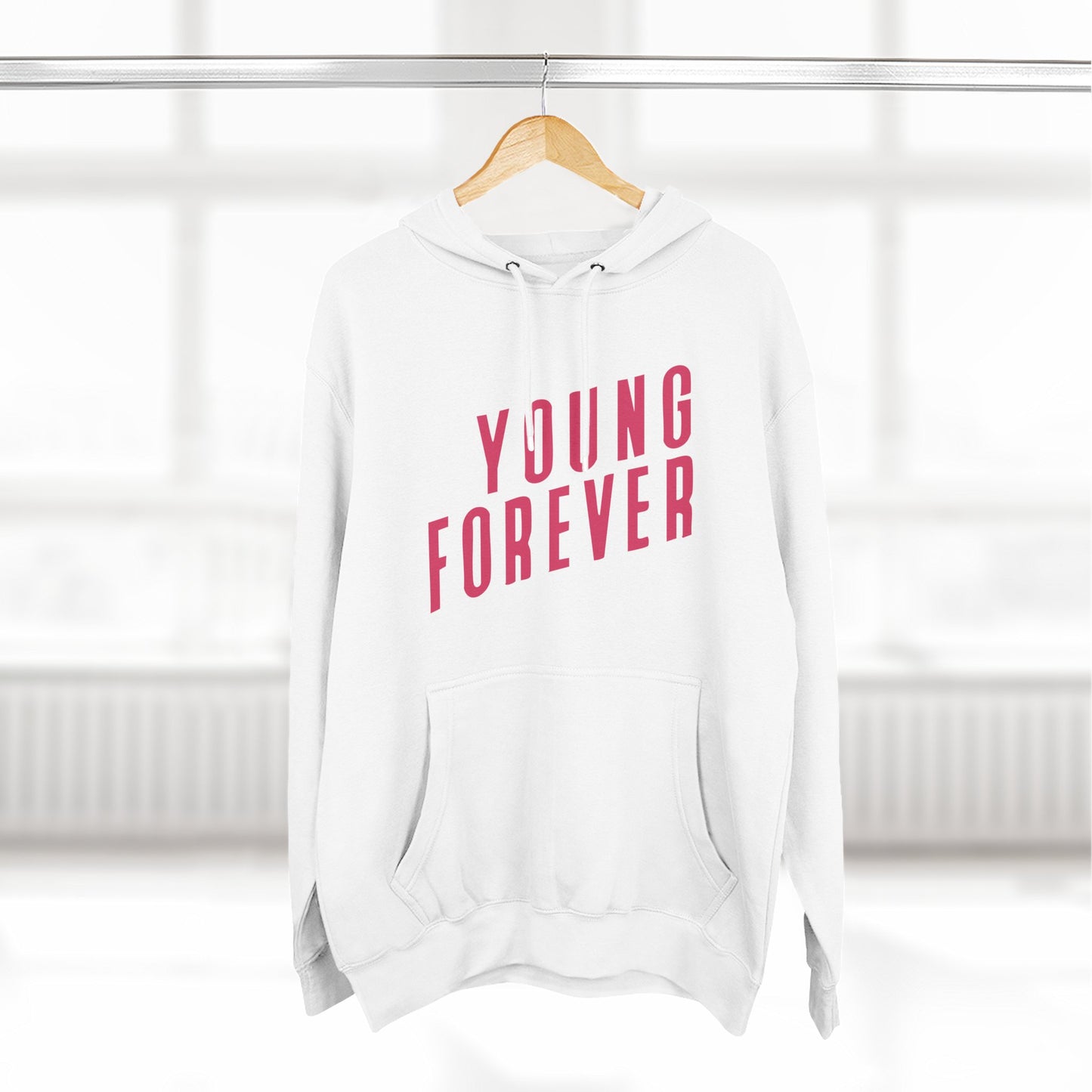 Young & Forever Three-Panel Fleece Hoodie - snazzymerch