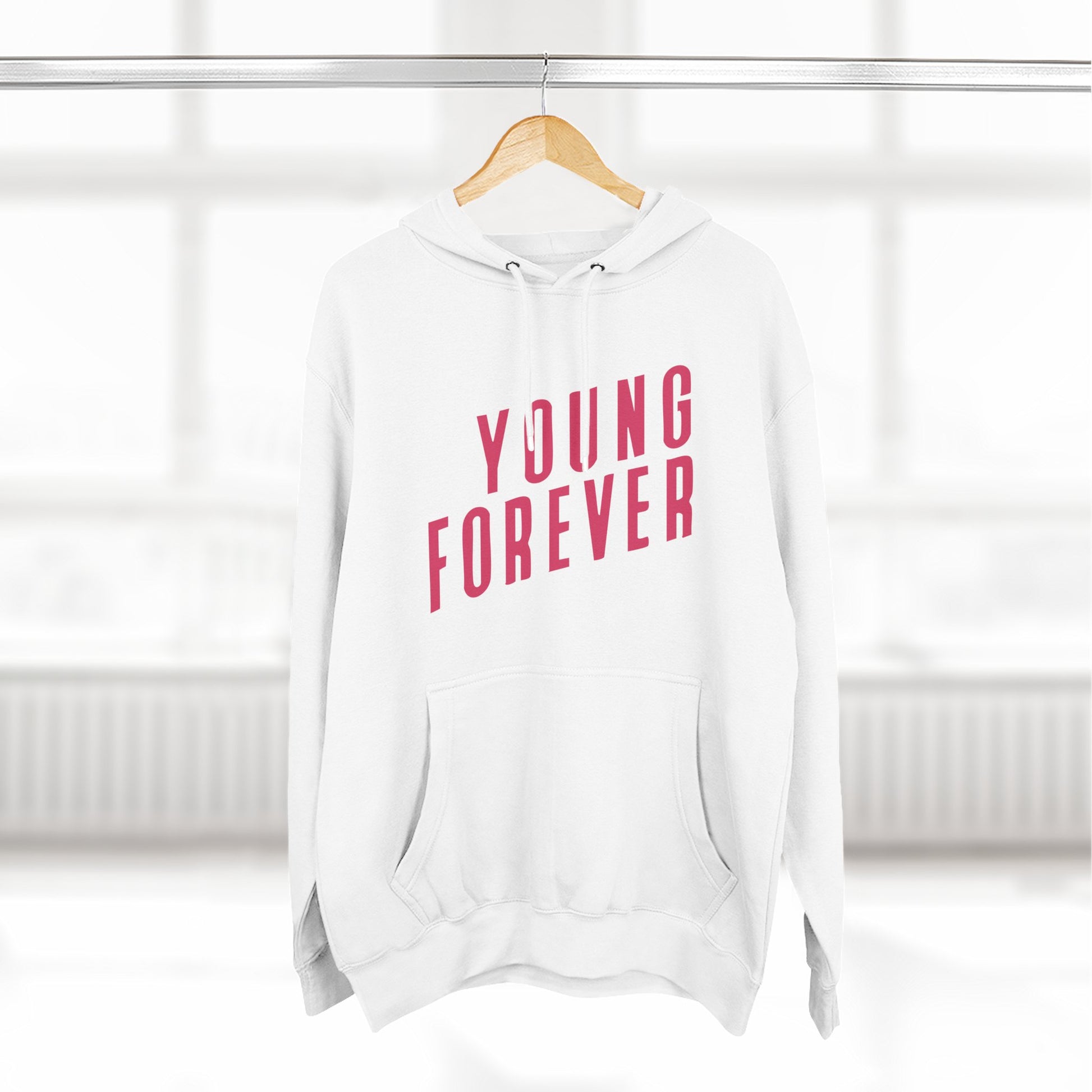 Young & Forever Three-Panel Fleece Hoodie - snazzymerch