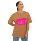 Electric Graffiti Drip Unisex Oversized Boxy tee Printify