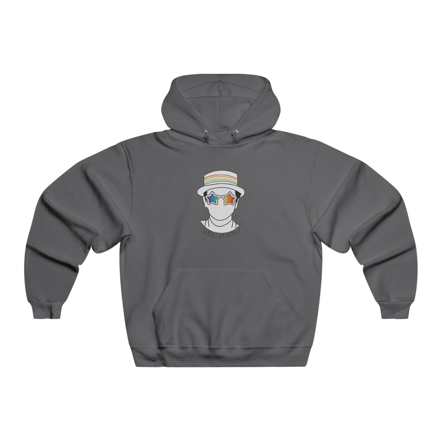 I’m Still Standing Men's NUBLEND® Hooded Sweatshirt - snazzymerch