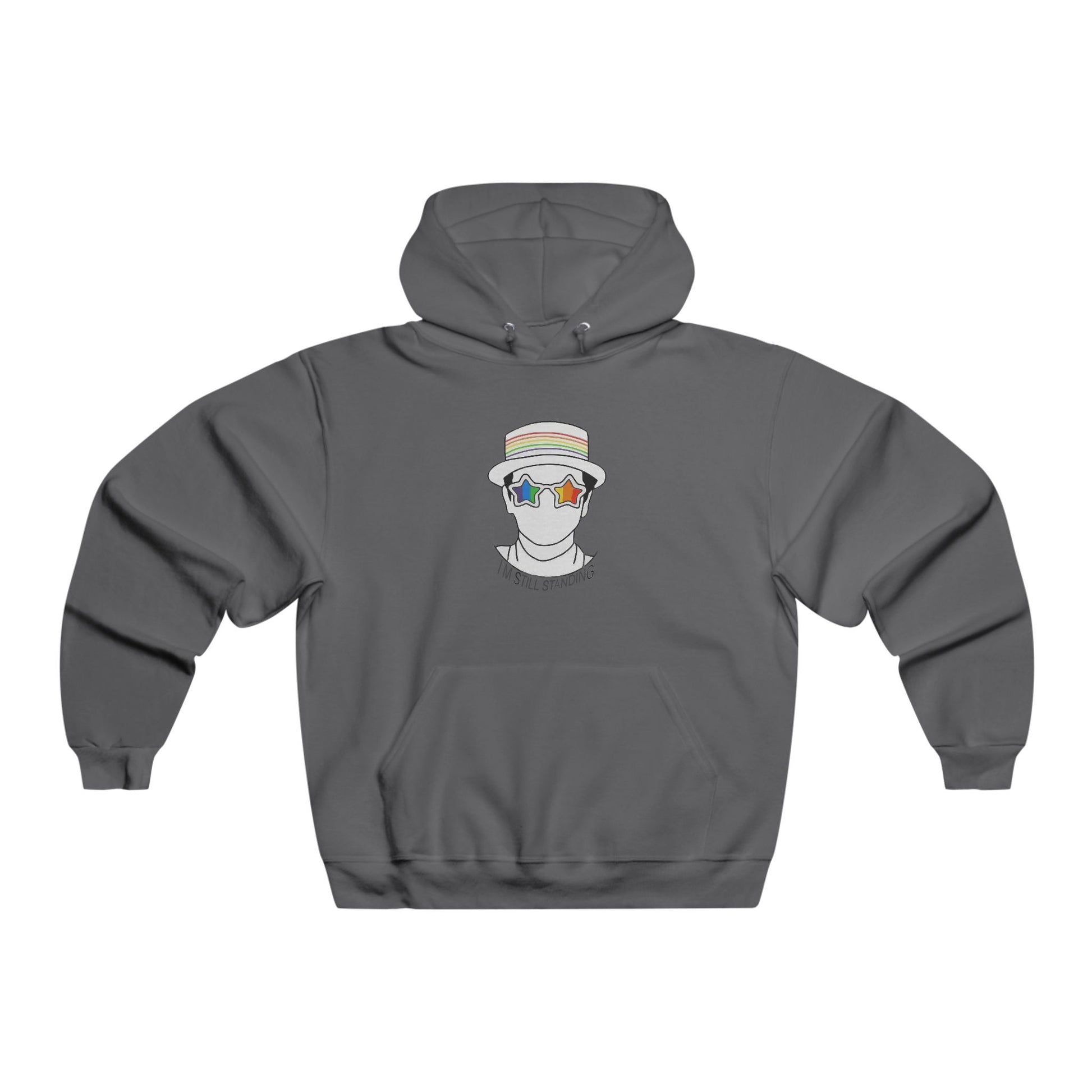 I’m Still Standing Men's NUBLEND® Hooded Sweatshirt - snazzymerch