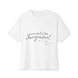 Bold Outline Unisex Oversized Boxy Tee - snazzymerch